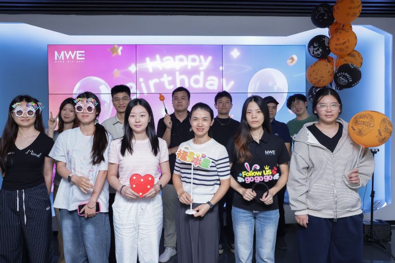 金秋十月，共慶生辰|瑪威爾顯控10月員工生日會！